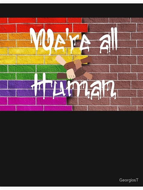 lgbt   human poster  sale  georgiost redbubble