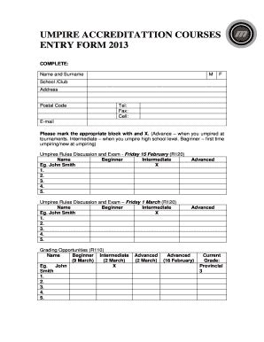 Fillable Online Skeidsregter Inskrywingsvorm Sun Ac Za Fax Email