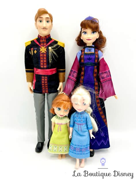 Poup Es Famille Royale D Arendelle Anna Elsa La Reine Des Neiges