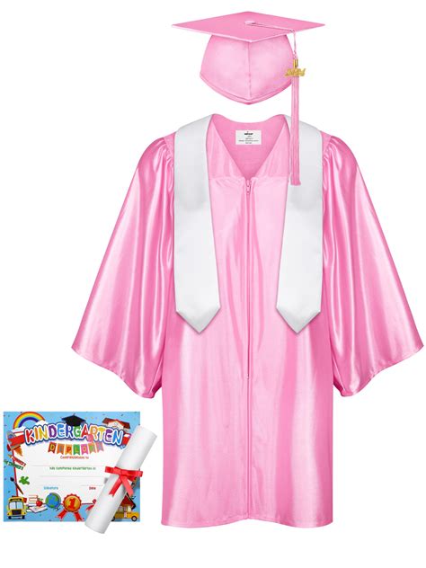 Buy Somsoc 5 Pieces 2024 Preschool Kindergarten Graduation Gown Cap