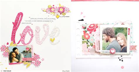 12 Scrapbook Layout Ideas for Couples in Love