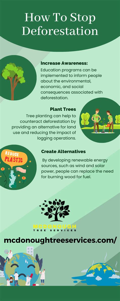 How To Stop Deforestation [infographic] Professional Business Community Article By Mcdonough