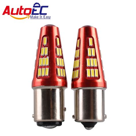 AutoEC 2x 1156 1157 Ba15s Bay15d P21w P21 5w 48 Smd 3014 Led Car Tail