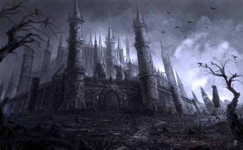 My Golden Flames Dark Castle Fantasy Castle Dark Fantasy Art