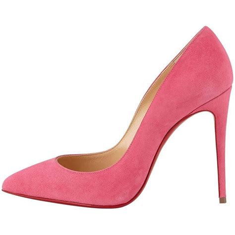 Christian Louboutin New Pink Suede Pigalle Follie High Heels Pumps In