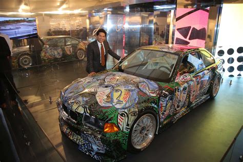 Master Blaster Sachin Tendulkar With The 13th BMW Art Car By Sandro