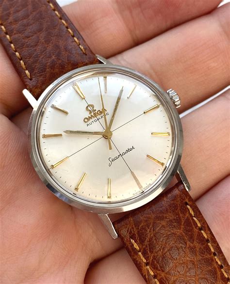 Omega Seamaster Pre De Ville Automatic Vintage Crosshair Dial Vintage