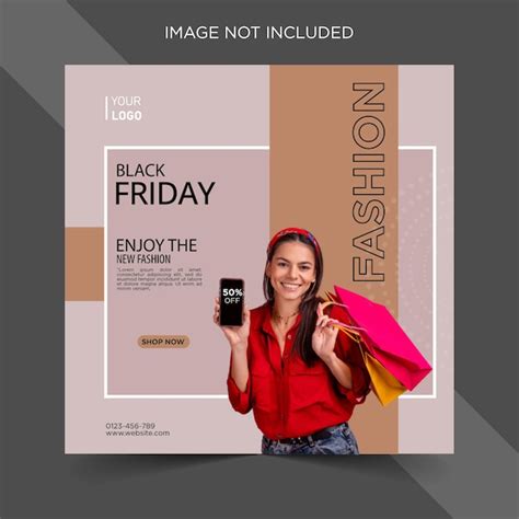 Premium Vector Black Friday Sale Banner For Social Media