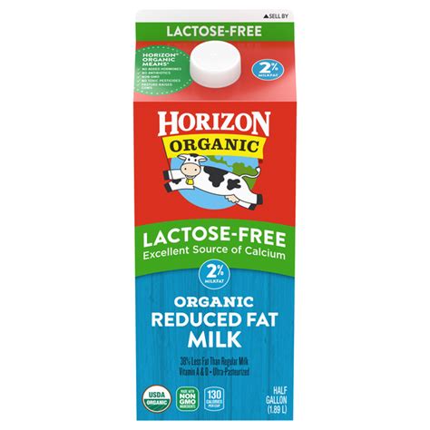 Save On Horizon Organic Milk Reduced Fat Lactose Free Order Online