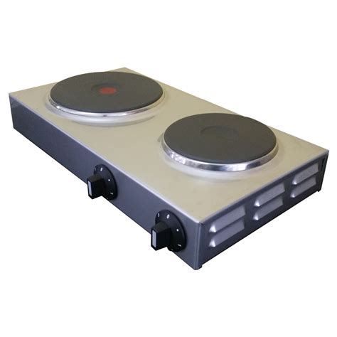 Anafe Electrico Doble Acero Inoxidable Hot Plate W W Gsa