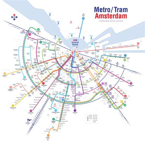 Alternative Amsterdam metro map : Amsterdam