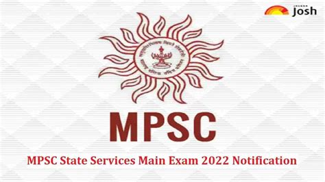 Mpsc State Services Main Exam Notification Released Apply Online