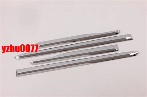 For Hyundai Santa Fe Abs Chrome Body Door Side Molding Cover