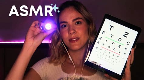 Asmr Exame De Vista Completo Oftalmologista Youtube