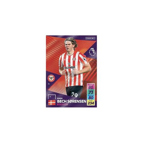 Comprar Cromo Mads Bech Sörensen Brentford Panini Adrenalyn XL Premier