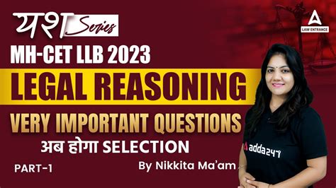 Important Questions Of Legal Reasoning For Mh Cet 2023 1 Youtube