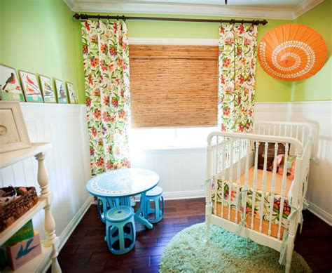 Nursery Notations: Eclectic Orange Nursery