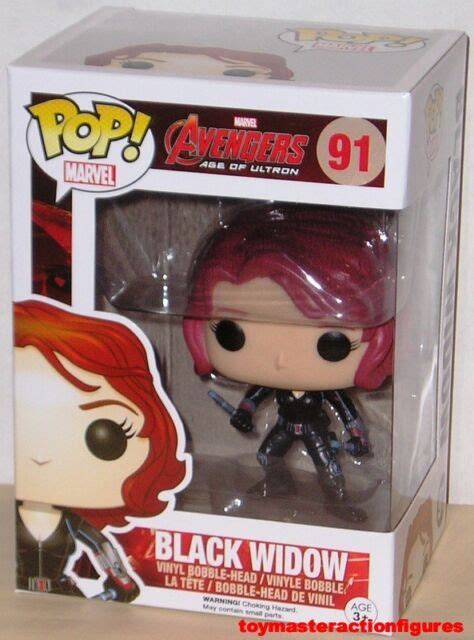 Funko Pop Marvel Series Avengers Age Of Ultron Black Widow 91 Vinyl