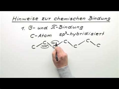 Hinweise Zur Chemischen Bindung Chemie Organische Chemie YouTube