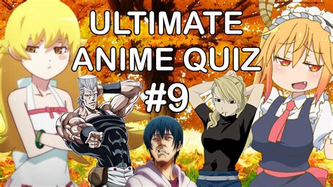 ULTIMATE ANIME QUIZ 9 Openings Endings OST Full Songs YouTube