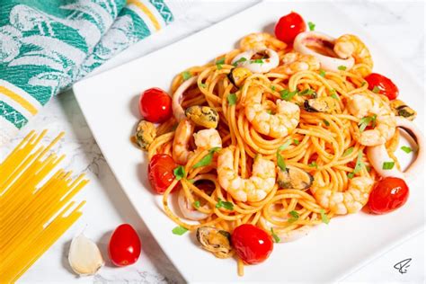 Spaghetti Frutti Di Mare Sweet And Limitless Der Foodblog Mit