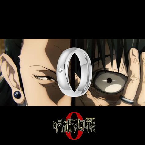 Yuta Okkotsu Ring Anime Jujutsu Kaisen Silver Alloy Finger Ring Jewelry