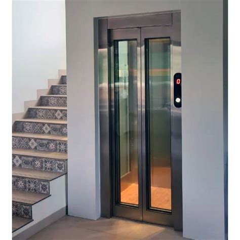 Automatic Glass Door Passenger Elevator Max Persons 13 Persons