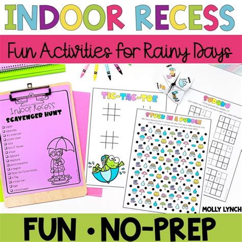 Indoor Recess Activities & Ideas for 1st Grade | Easy to Set Up