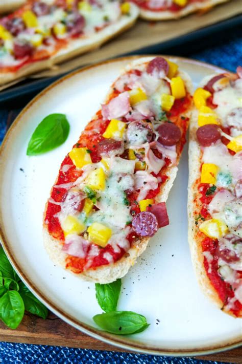 Pizza Baguette Selber Machen Gaumenfreundin