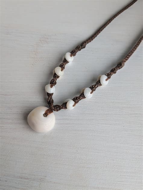 Handmade puka shell Necklace