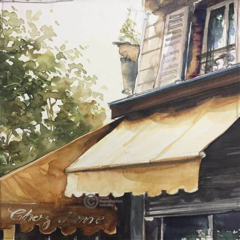 Galerie Aquarelle A TABLE Isabelle Corcket