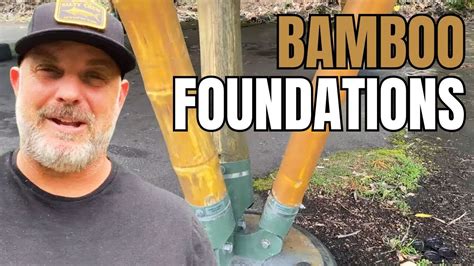 Bamboo Foundations For Bamboo Buildings YouTube