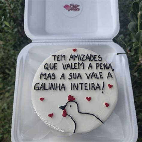 Bento Cake Galinha Bolo Da Amizade Bolos Engra Ados De Anivers Rio