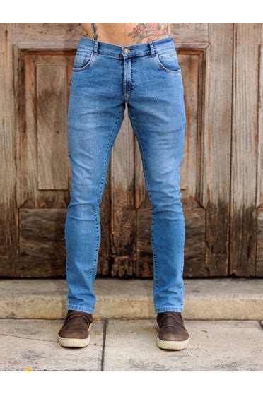 Cal A Jeans Reta Masculina Revanche Dumont Azul