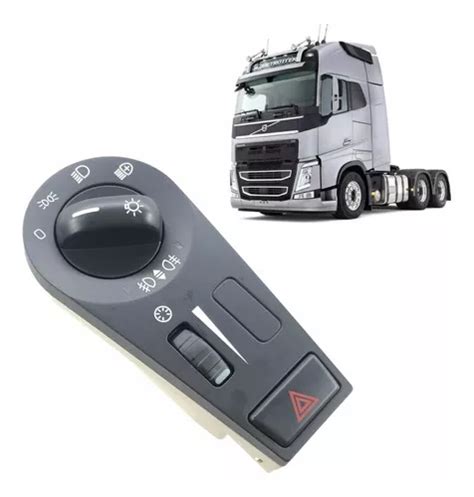 Interruptor Chave Botão Farol Luz Volvo Fh fm nh 2004 2015