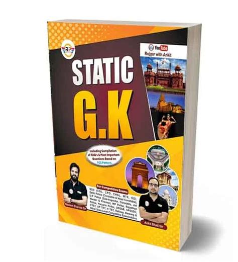 Buy Static Gk Book By Ankit Bhati Sir English Medium Rojgar