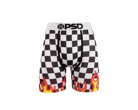 Psd Checker Flames Boxer Briefs 1182051 Shiekh