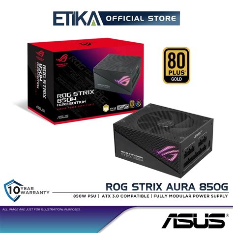 Asus Rog Strix W Gold Aura Edition Full Modular Gaming Power