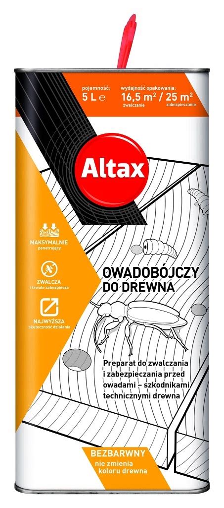 ALTAX HYLOTOX PREPARAT OWADOBÓJCZY DO DREWNA 5L 11055794653