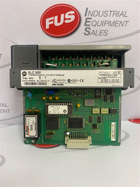 Allen Bradley Slc Nt Series B Thermocouple Mv Input