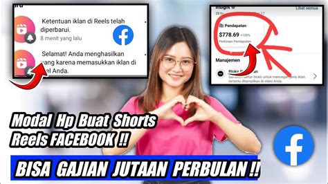 Modal Vidio Reels Facebook Bisa Dapat Uang Syarat Monetisasi Reels