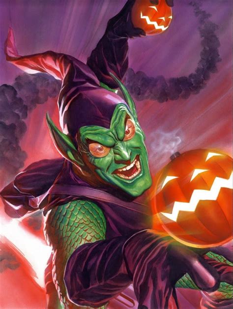 Pin By Jeanne Loves Horror On Halloween Alex Ross Green Goblin