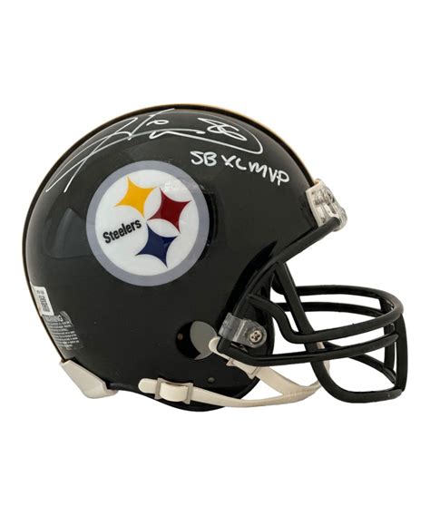 Hines Ward Signed Pittsburgh Steelers Mini Helmet Vsr Beckett Denver