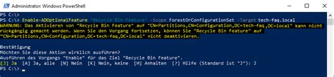 Active Directory Papierkorb Aktivieren TECH FAQ