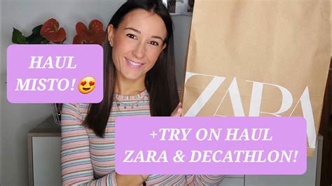 Haul Misto Try On Haul Zara Decathlon Haul Abbigliamento Sport