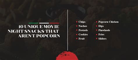 Movie Night Snacks Besides Popcorn | Recipes | Premio Foods