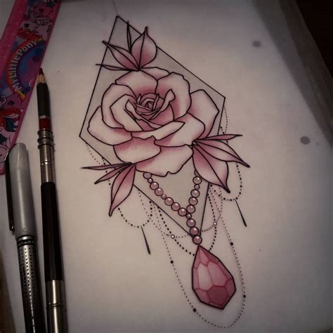 Come Get A Rose Tattoo Colour Or Black Grey A Deposit Reserves It X