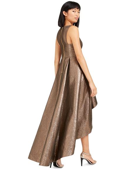 Calvin Klein Metallic High Low Ball Gown Macys