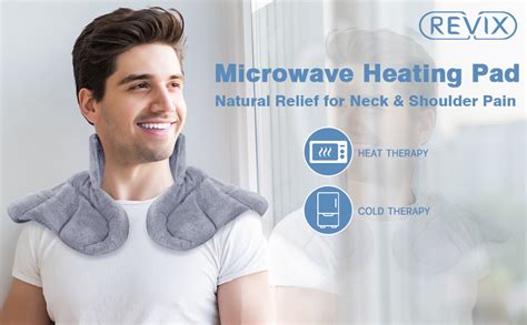 Revix Heated Neck Wrap Microwavable Heating Pad For Neck And Shoulders