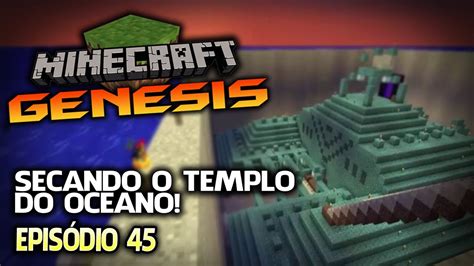 Live Minecraft Secando O Templo Oceanico Minecraft G Nesis